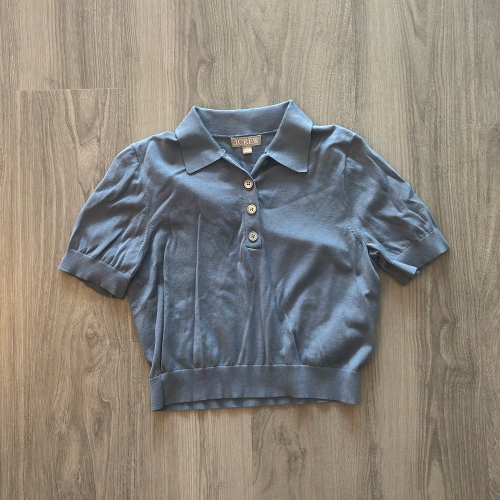 J.Crew Cropped Polo Tee